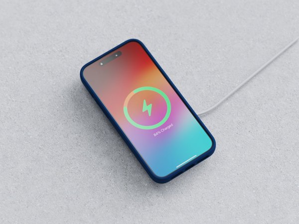 Θήκη Njord by Elements για iPhone 15 Pro MagSafe σουέτ Μπλε