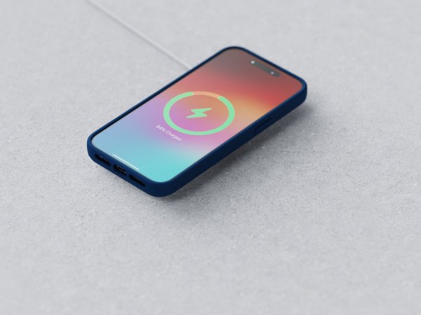 Θήκη Njord by Elements για iPhone 15 Pro MagSafe σουέτ Μπλε