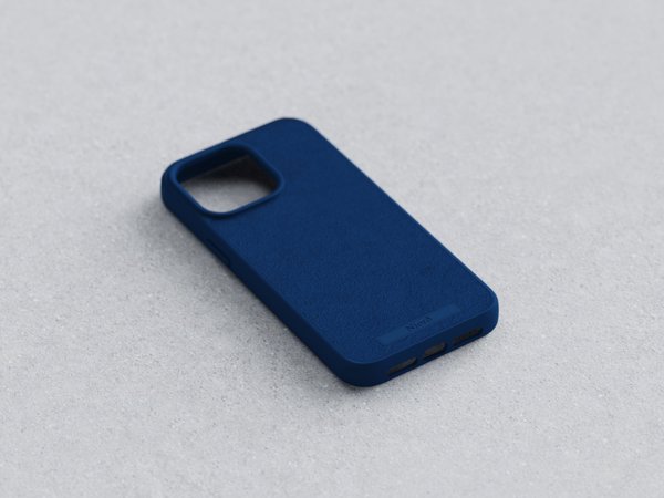 Θήκη Njord by Elements για iPhone 15 Pro MagSafe σουέτ Μπλε