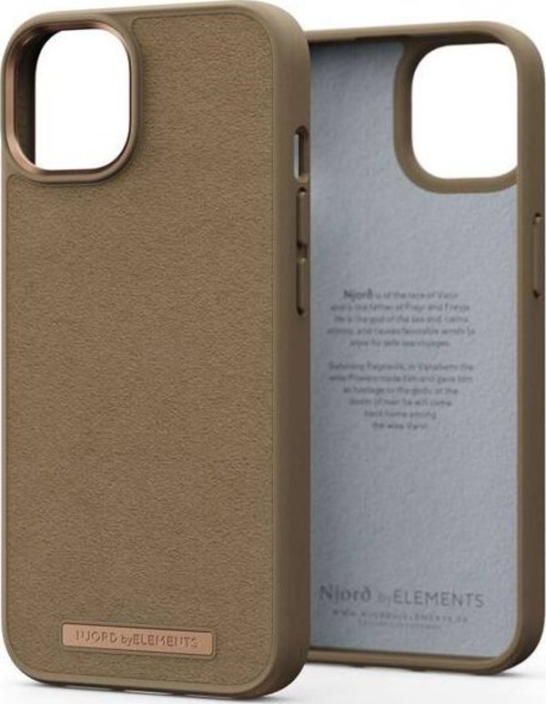 Njord by Elements Njord "Comfort+" Κάλυμμα για Apple iPhone 14 Pro, standard camel 14393087 8720574621167