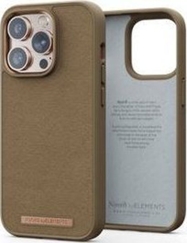 Θήκη Njord by Elements Suede για iPhone 14 Pro Max Camel Comfort+ 11861975 8720574621457