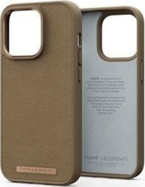 Θήκη Njord by Elements Suede για iPhone 14 Pro Max Camel Comfort+ 11861975 8720574621457