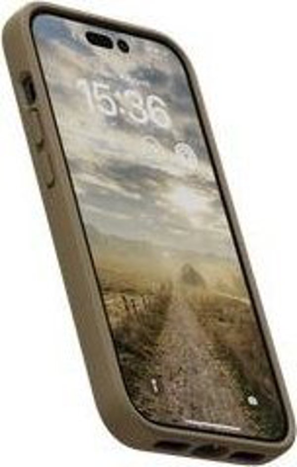 Θήκη Njord by Elements Suede για iPhone 14 Pro Max Camel Comfort+ 11861975 8720574621457