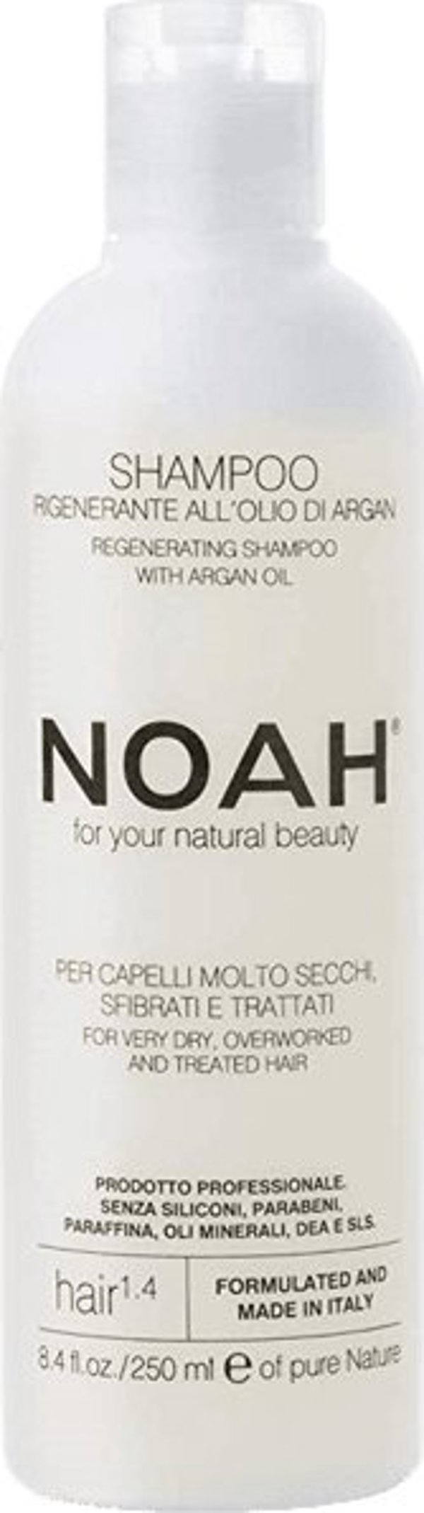 Noah Noah 1.4 Αναζωογονητικό σαμπουάν με έλαιο Argan 250 ml