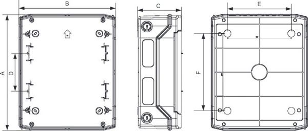 Noark Ροζδιελνίτσα N/T 1x8 ερμητική IP65 N+PE PHS 8T 101493