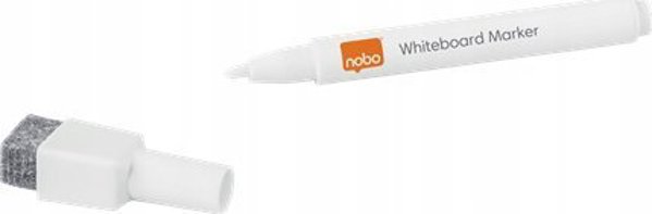 Nobo Cosy Μαρκαδόροι Πίνακα, Fine Bullet, Συσκευασία 6 Τεμαχίων, Λευκό Χρώμα
