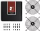 Noctua Noctua NA-FG1-12 Sx2 σχάρα ανεμιστήρα 120 mm - μαύρο
