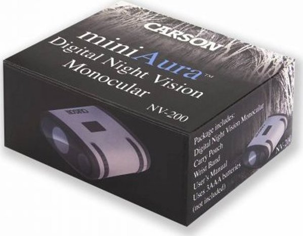 Carson Mini Aura Ψηφιακή Διοπτρική Νυχτερινή Όραση 1x, Μαύρο/Γκρι, Εύρος 25m
