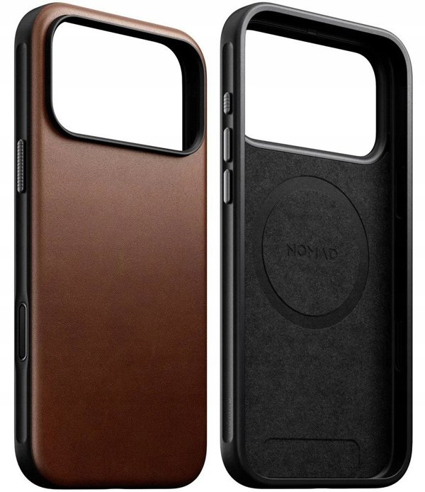 Nomad Δερμάτινη Θήκη Modern Leather για iPhone 17 Pro Max, Καφέ