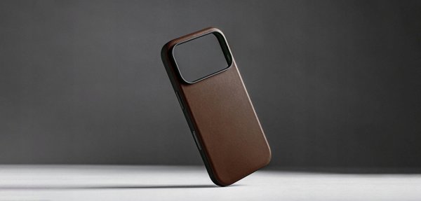Nomad Δερμάτινη Θήκη Modern Leather για iPhone 17 Pro Max, Καφέ