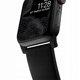 Nomad Modern Band - καφέ δέρμα, μαύρο υλικό - AW 41mm/42mm