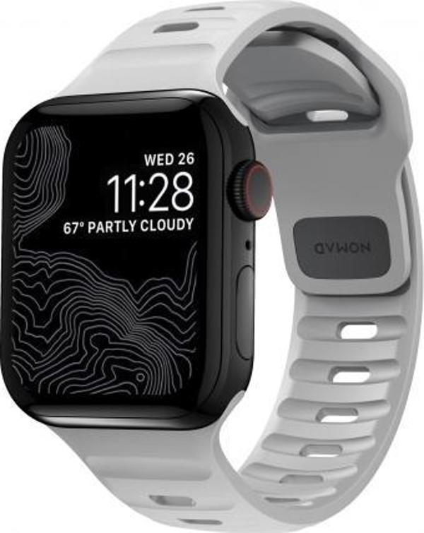 Nomad NOMAD Sport Strap V2 Waterproof 45mm / 44mm / 42mm Lunar Gray