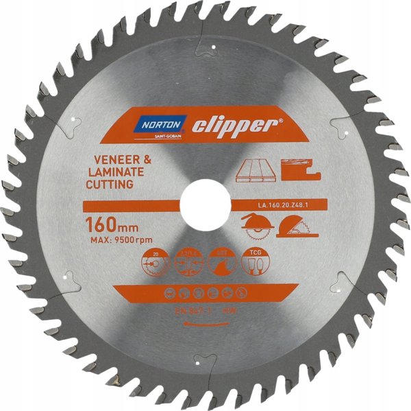 Norton Clipper Δίσκος κοπής με καρβίδιο LA.250.30.Z60.1