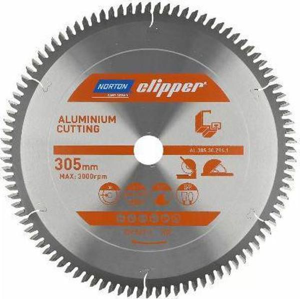Norton Clipper NORTON ΔΙΣΚΟΠΡΙΟΝΟ 305mm x 30mm x 96z ΑΛΟΥΜΙΝΙΟ (3,0/2,2) N70184608140