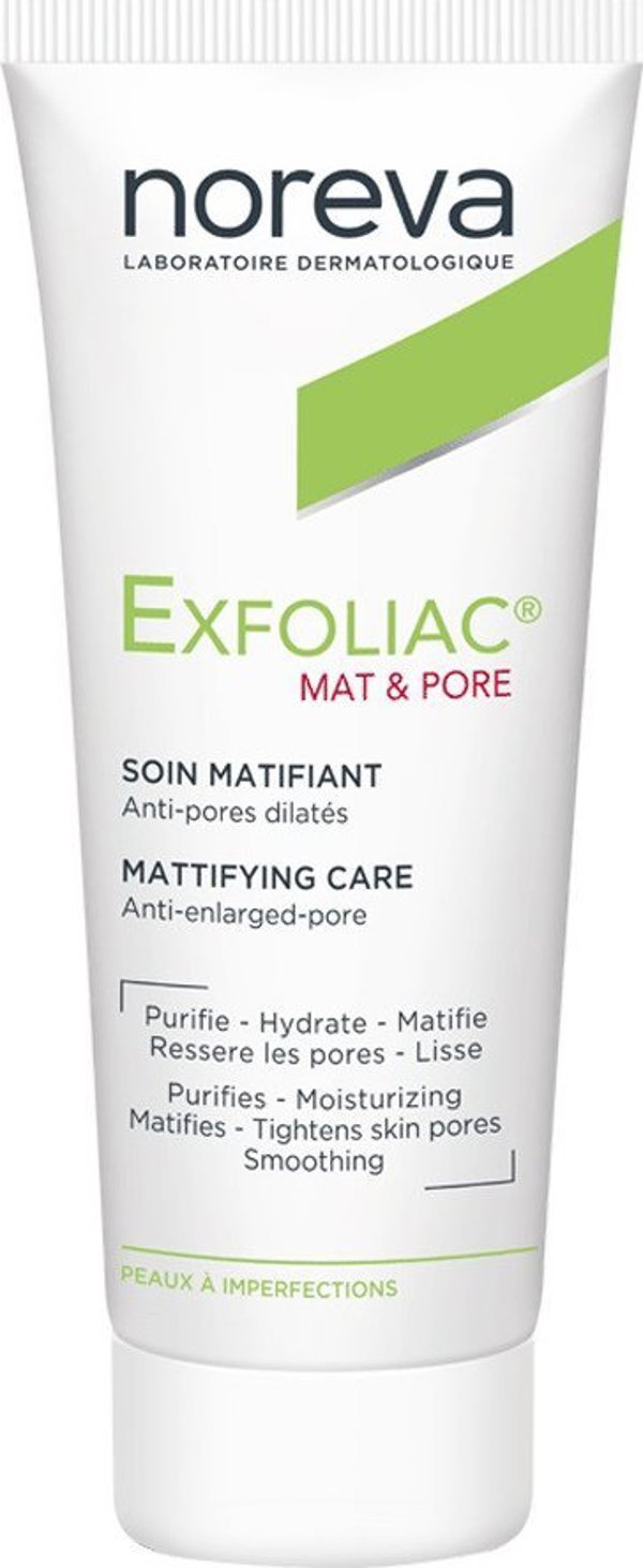 Noreva Exfoliac Matte &amp Pore ματ κρέμα προσώπου 30ml