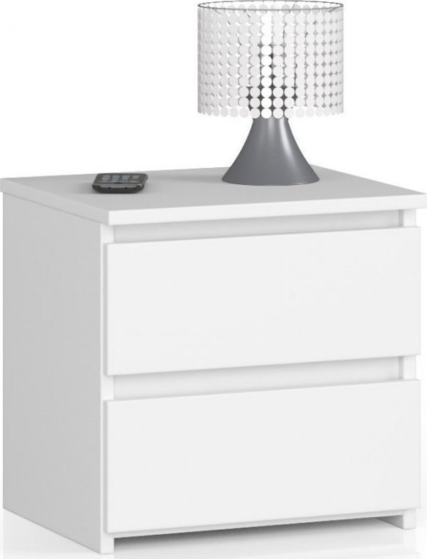 Nore Κομοδίνο NORE CL2 40 cm, λευκό 8450628 5901738164475