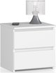 Nore Κομοδίνο NORE CL2 40 cm, λευκό 8450628 5901738164475