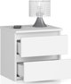 Nore Κομοδίνο NORE CL2 40 cm, λευκό 8450628 5901738164475