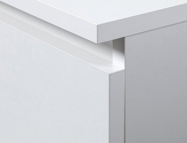 Nore Κομοδίνο NORE CL2 40 cm, λευκό 8450628 5901738164475