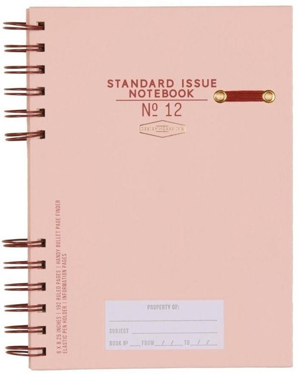 Σημειωματάριο Standard Issue No.12 Rosewood + Blush