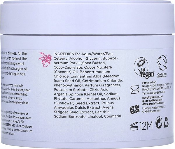 Noughty Ενυδατική μάσκα Noughty «To The Rescue», 300 ml