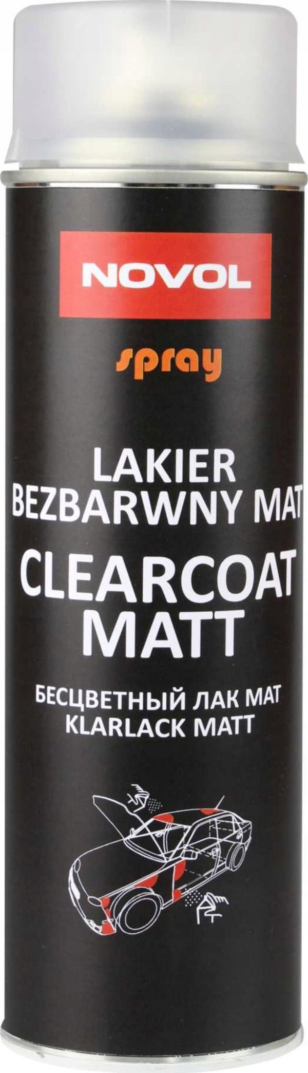 Novol SPRAY MATTE CLEAR COAT 500 ML 14092379 5900061904062