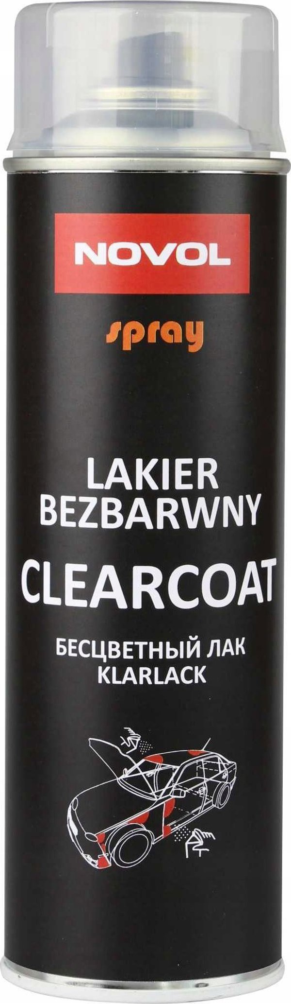 Novol SPRAY MATTE CLEAR COAT 500 ML 14092379 5900061904062