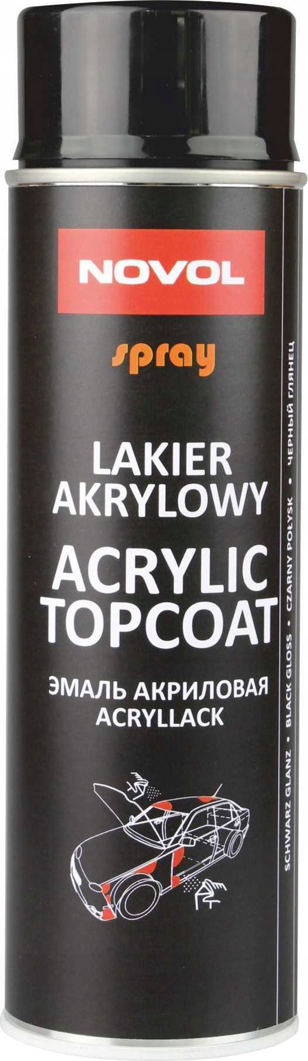 Novol SPRAY MATTE CLEAR COAT 500 ML 14092379 5900061904062