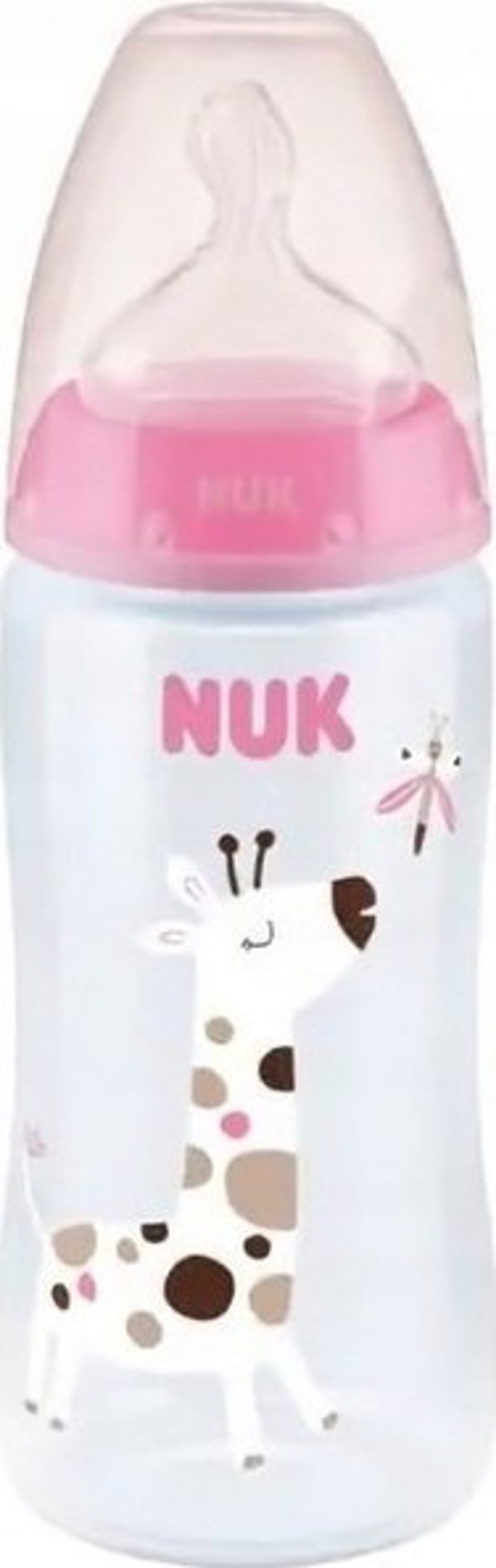 NUK NUK ΜΠΟΥΚΑΛΙ 300ML ΘΗΛΗ 6-18M ΡΟΖ FC 10741103 1/6