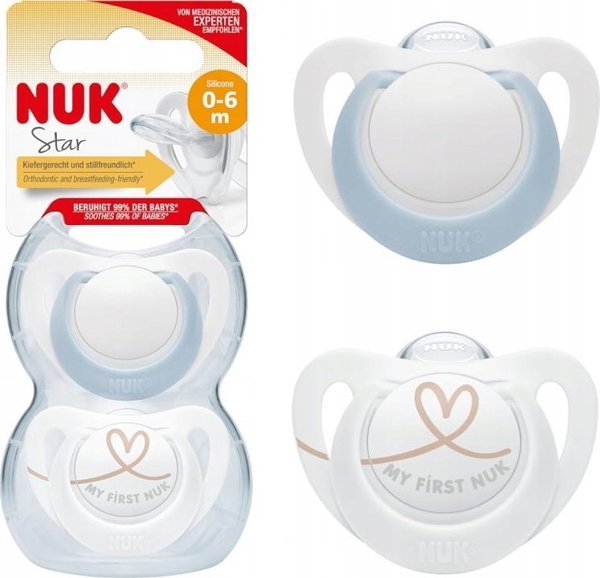 NUK NUK ΠΙΠΙΛΑ USP 2EL 0-2M STAR 10730690 1/6