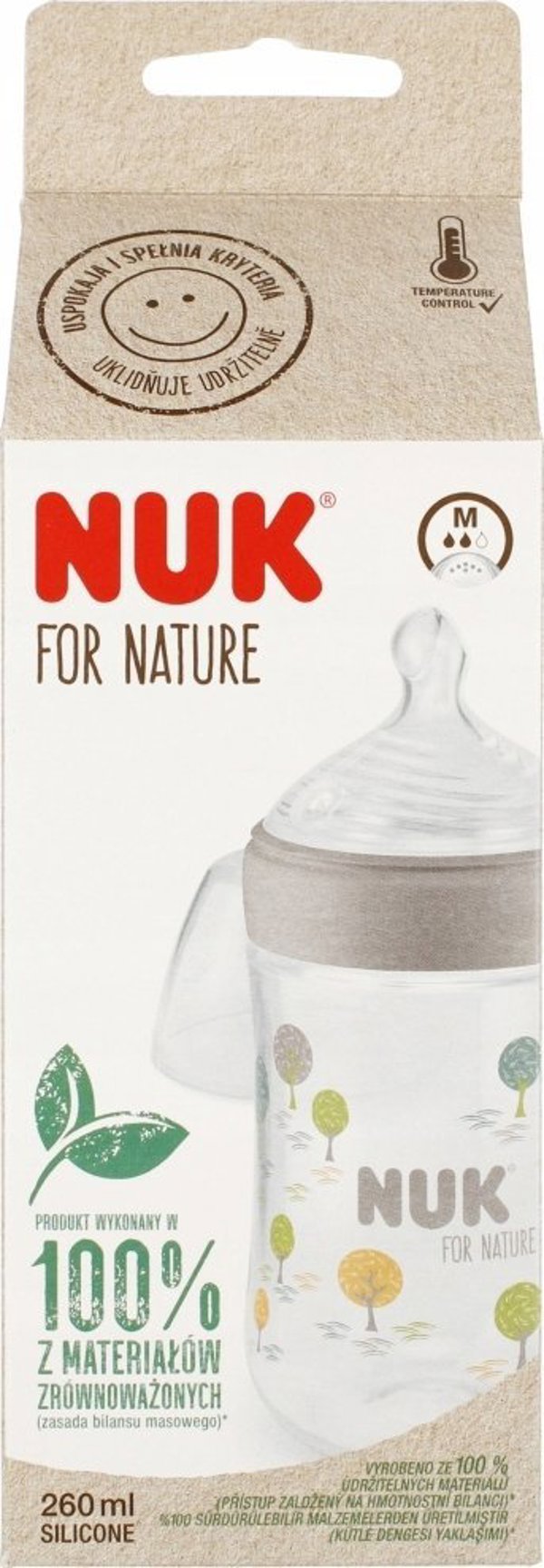 NUK NUK BOTTLE PP 260ML M FOR NATU POP 10742005 1/6 13441864 4008600441151