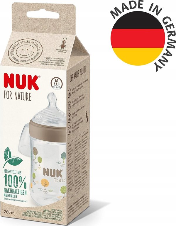 NUK NUK BOTTLE PP 260ML M FOR NATU POP 10742005 1/6 13441864 4008600441151