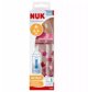 NUK ΓΥΑΛΙΝΟ ΜΠΟΥΚΑΛΙ 240ML SMO 0-6M FC ΡΟΖ 10745122