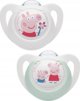 NUK NUK Πιπίλα Peppa Pig Star 18-36 Μ. 2 τεμάχια