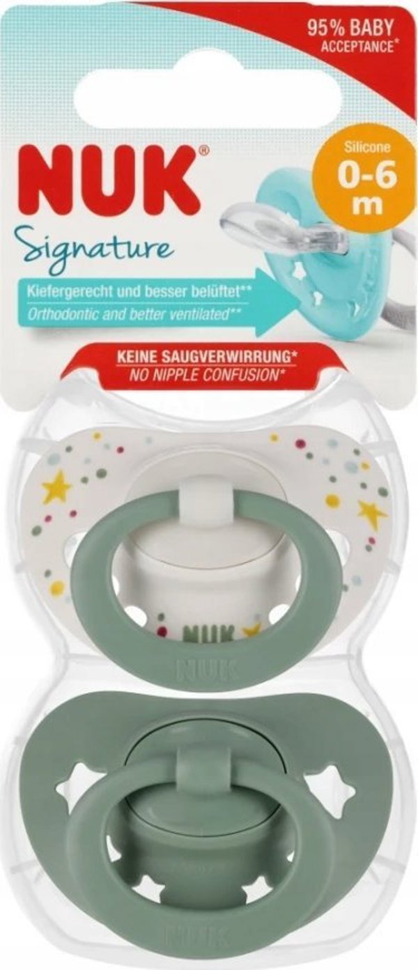 NUK NUK ΠΙΠΙΛΑ USP 2EL 0-6M SIGNA ZIE 10175323 1/6