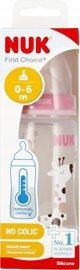 NUK 441120 ΜΠΟΥΚΑΛΙ 300ML ΔΕΙΚΤΗΣ ΘΕΡΜΟΚΡΑΣΙΑΣ 0-6 527911, 741926 ΡΟΖ