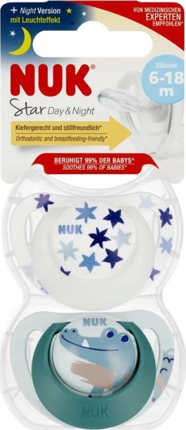 NUK NUK ΠΙΠΙΛΑ USP 2EL 6-18M D&N CROCO 10176290 1/6