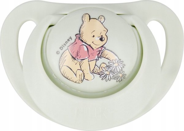 NUK Πιπίλα σιλικόνης 6-18 μηνών 2 τεμ. Star Winnie the Pooh