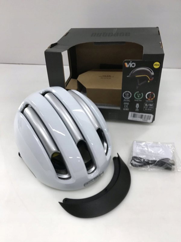 Κράνος ποδηλασίας Nutcase Vio Blanco Gloss Mips Light, 55-59 cm