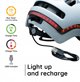 Κράνος ποδηλασίας Nutcase Vio Blanco Gloss Mips Light, 55-59 cm