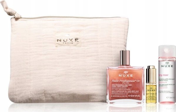 Nuxe, Nuxe, GWP Textile Pouch, No. 24, Beige For Women