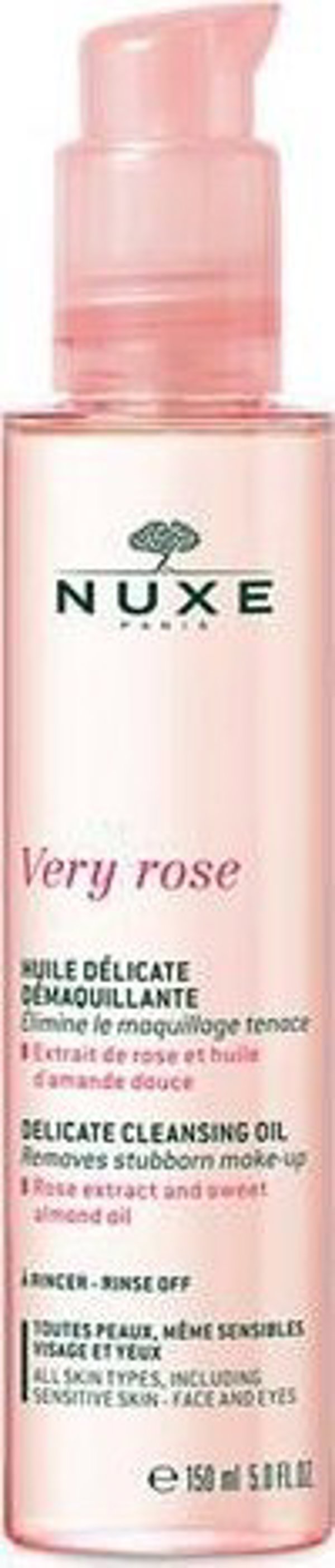 Nuxe Very Rose Απαλό καθαριστικό έλαιο 150ml