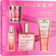 NUXE_SET Happy In Pink Huile Prodigieuse Florale - ξηρό λάδι περιποίησης με αρωματικό λουλουδένιο άρωμα 100ml + Prodigieux Floral αφρόλουτρο 100ml + Prodigieux Floral EDP spray 15ml + αρωματικό κερί 60g