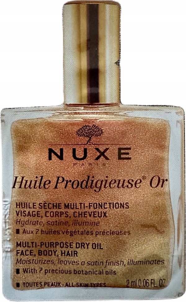 Nuxe Set Duo, Nuxe, Huile Prodigieuse Or Multi-Purpose, Body Oil, All Over The Body, 2 pcs, 12 ml *Sample For Women