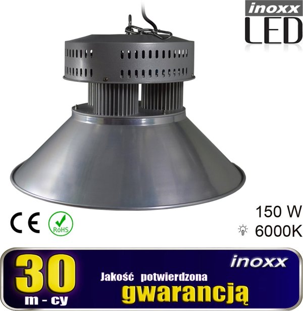 Nvox Βιομηχανικό φωτιστικό LED 150W high bay COB 6000K ψυχρό 13 500lm