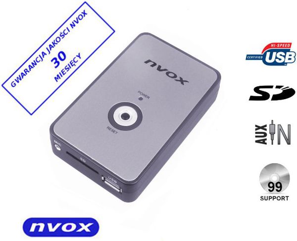 Nvox Ψηφιακός εναλλάκτης εξομοιωτής 12PIN, MP3, USB, SD, BMW (NV1080A BMW 12PIN)