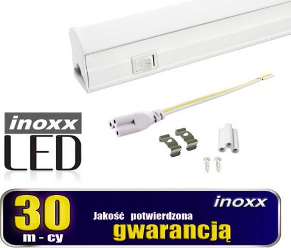 Nvox Γραμμικός λαμπτήρας led t5 60cm 8w on/off ψυχρό 6000k επιφανειακό φωτιστικό ενσωματωμένο με φωτιστικό