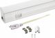 Nvox Γραμμικός λαμπτήρας led t5 60cm 8w on/off ψυχρό 6000k επιφανειακό φωτιστικό ενσωματωμένο με φωτιστικό