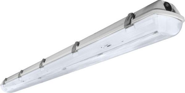 Nvox Βιομηχανικό φωτιστικό στεγανό ip65 led 1x120cm t8 g13 τροφοδοτούμενο και από τις δύο πλευρές