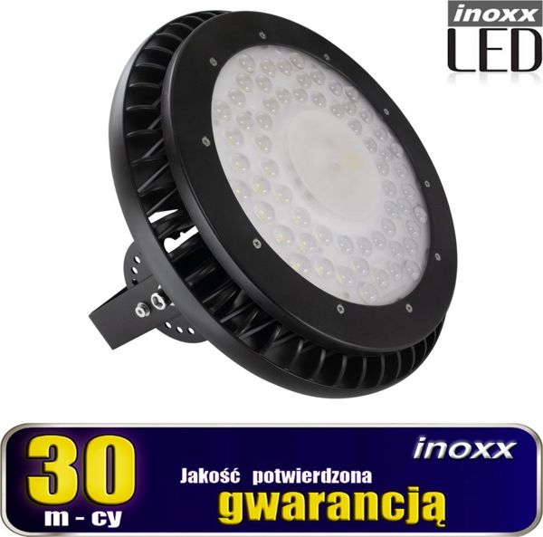 Nvox Βιομηχανικός λαμπτήρας LED IP65 150W High Bay UFO 18 000lm 4000K ουδέτερο + επιτοίχια βάση